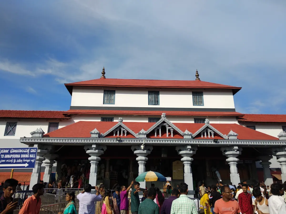 Dharmasthala temple town, a popular pilgrimage trip from Bangalore