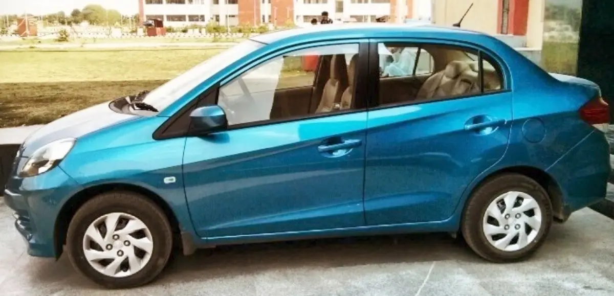 Honda Amaze sedan for comfortable point-to-point cab rental