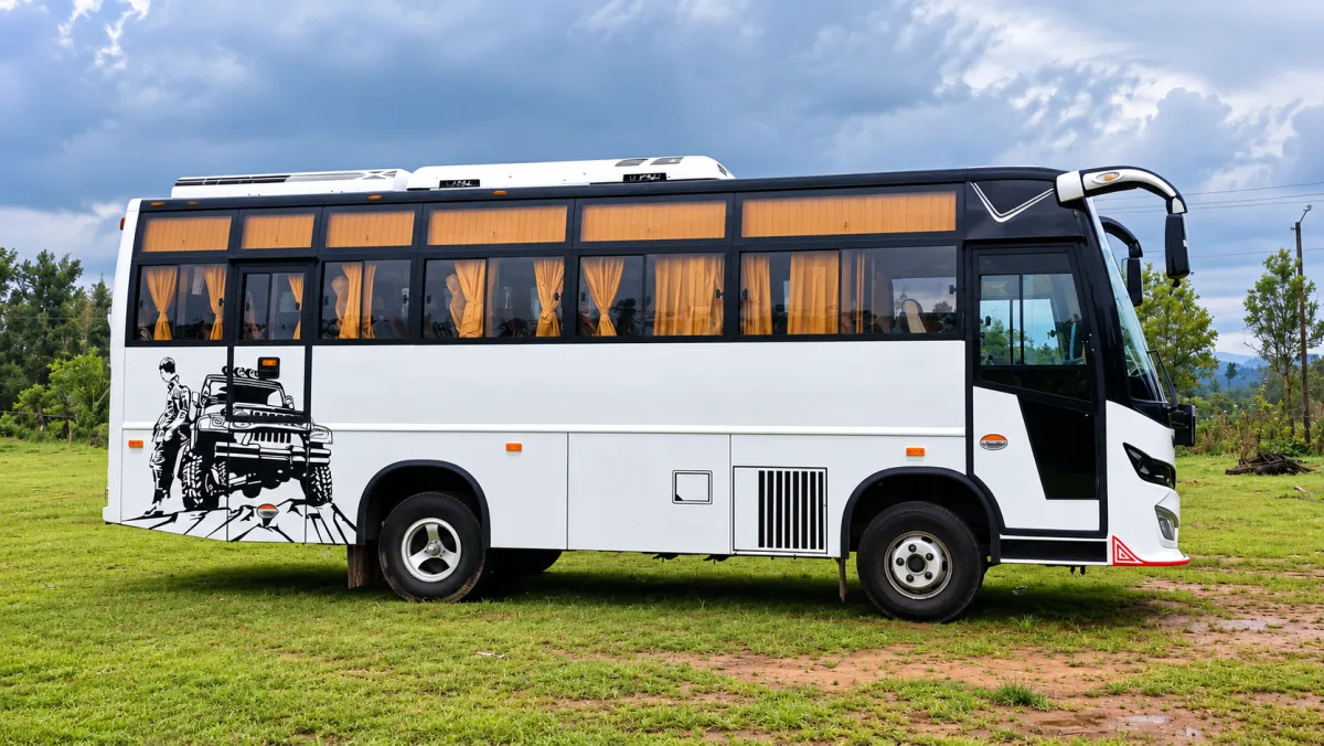 Mini bus for mid-size group and event travel from Bangalore